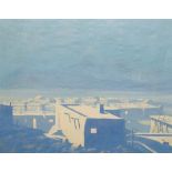 JACK VAN RYDER - Moonrise over the Pueblo - Oil on canvas