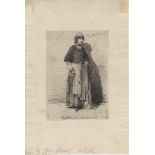 JAMES A. M. WHISTLER - Le Mère Gérard - Original etching