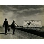 DOROTHEA LANGE - Next Time Try the Train - Original vintage photogravure