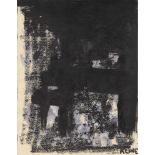 FRANZ KLINE - Sans titre - Mixed media (oil, watercolor, and ink) on paper