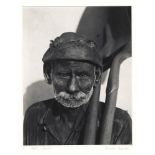 WALKER EVANS - Coal Dock Worker, Havana, Cuba - Gelatin silver print