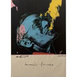 ANDY WARHOL - Hermann Hesse - Color offset lithograph
