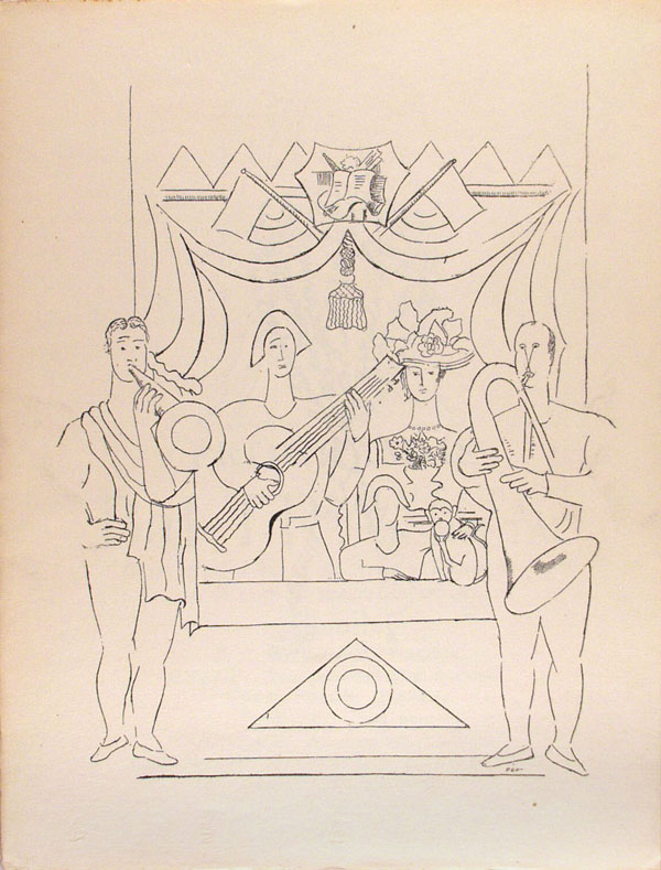 PABLO PICASSO - Grand Bal Travesti/Transmental (Programme) [Picasso *two original lithographs*, L... - Image 9 of 10