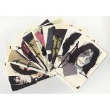 ANDY WARHOL - Mick Jagger Suite (second edition, deluxe set) - Color offset lithographs