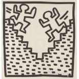 KEITH HARING - Stairs - Original vintage lithograph