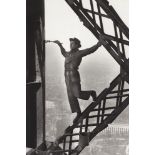 MARC RIBOUD - Painter of the Eiffel Tower, Paris - Original photogravure