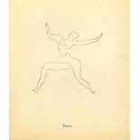 PABLO PICASSO - Bal Olympic: Vrai bal sportif costume (Programme) [Picasso *one original lithogra...