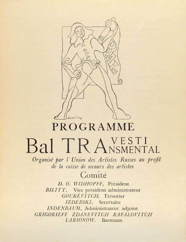 PABLO PICASSO - Grand Bal Travesti/Transmental (Programme) [Picasso *two original lithographs*, L... - Image 2 of 10