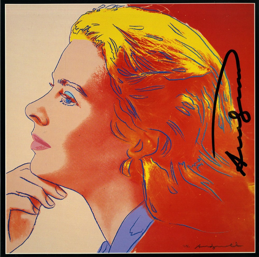 ANDY WARHOL - Ingrid Bergman: Herself (05) - Color offset lithograph