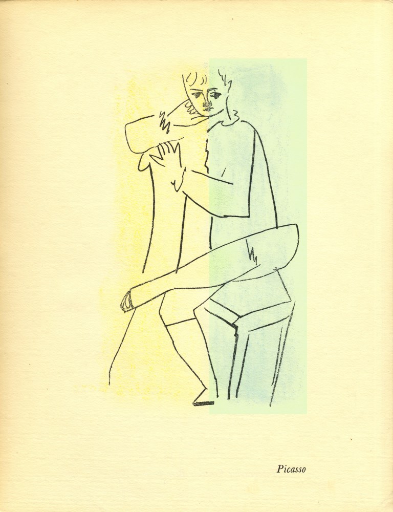 PABLO PICASSO - Grand Bal Travesti/Transmental (Programme) [Picasso *two original lithographs*, L...