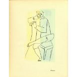 PABLO PICASSO - Grand Bal Travesti/Transmental (Programme) [Picasso *two original lithographs*, L...