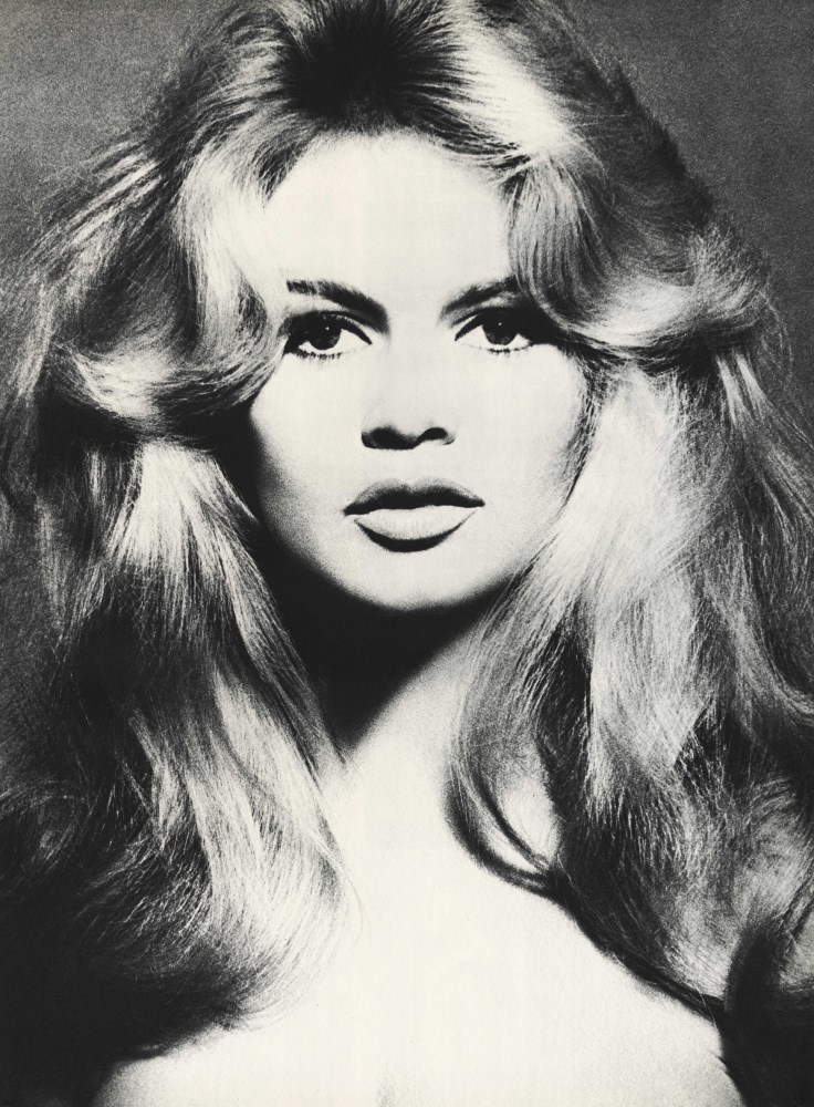 RICHARD AVEDON - Brigitte Bardot, Hair by Alexandre, Paris Studio, Paris, France, January 27 [195...