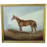 ALFONSO GRAY/GREY - The Racehorse 'Recorder' - Oil on canvas
