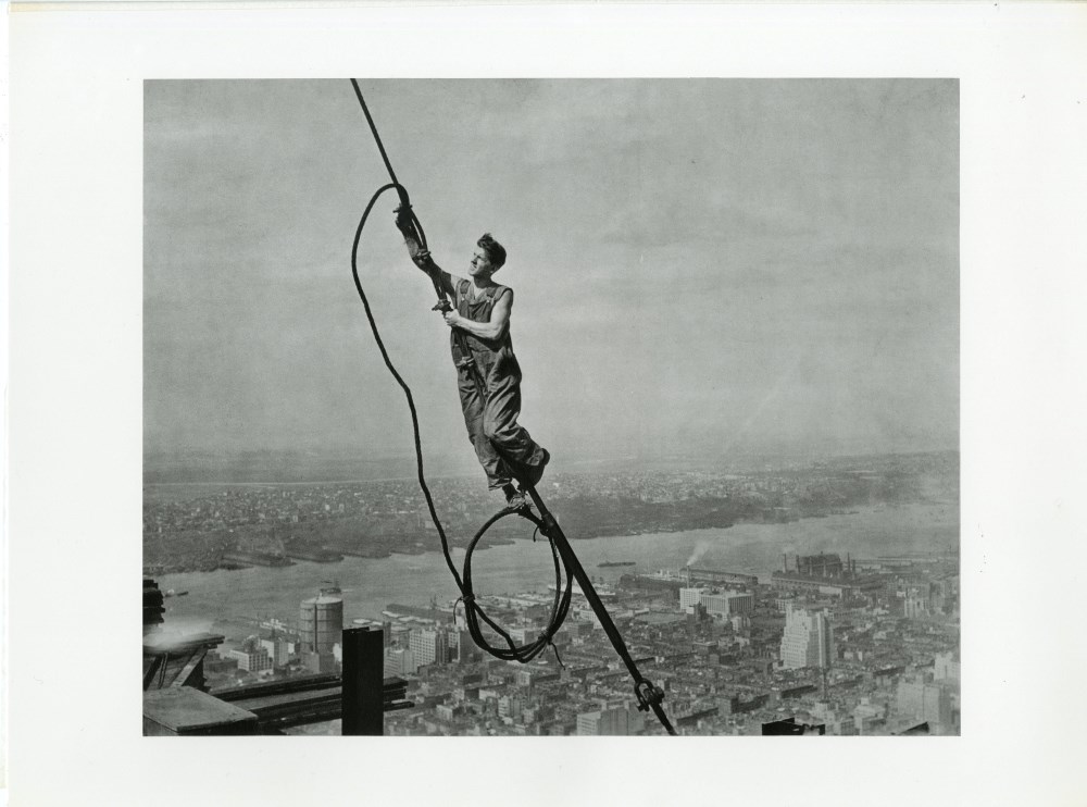 LEWIS HINE - Icarus, Empire State Building, New York - Original photogravure