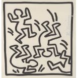 KEITH HARING - Rumble - Original vintage lithograph