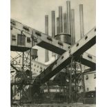 CHARLES SHEELER - Ford Plant, River Rouge, Criss-Crossed Conveyors - Original vintage photogravure