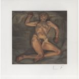 LUCIAN FREUD - Naked Girl Asleep II - Color offset lithograph