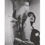 GEORGE PLATT LYNES - Salvador Dali wth Nude and Lobster - Original photogravure