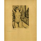 EDGAR DEGAS - Femme debout dans une baignoire - Original duogravure, after the monotype