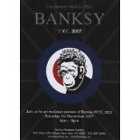 BANKSY - Monkey Queen/Rude Copper - Original color offset lithograph