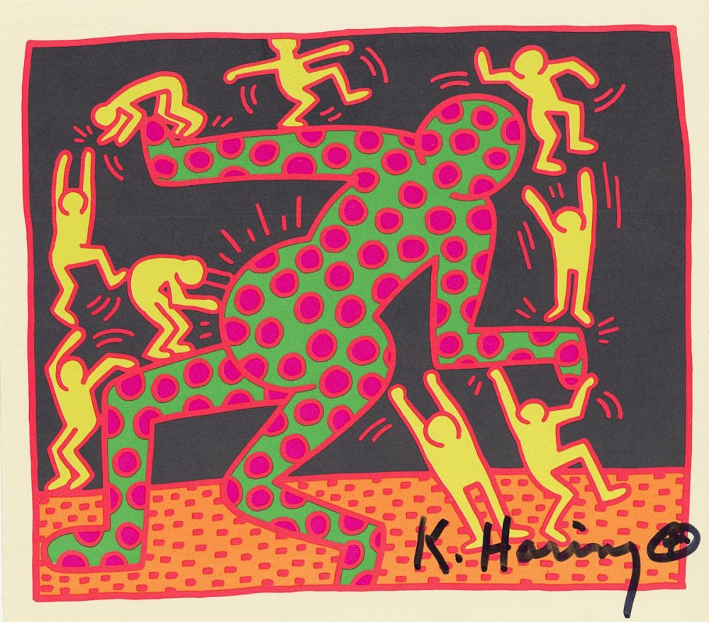 KEITH HARING - Fertility Suite #3 - Original offset lithograph