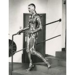 HELMUT NEWTON - Le Corps Robot Descending Stairs, Monte Carlo - Original vintage photolithograph