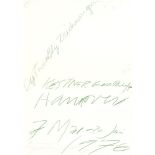 CY TWOMBLY - Cy Twombly: Zeichnungen - Color offset lithograph