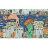 JAMES RIZZI - Ash Can School - Color silkscreen