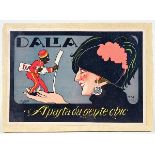 ROBERTO - Dalia - Apasta da Gente Chic - Original vintage color lithograph