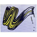 ROY LICHTENSTEIN - Brushstroke - Original color silkscreen