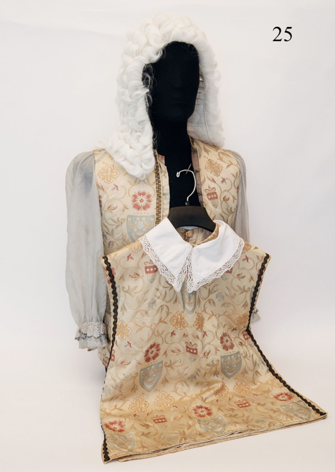 Herren-Blouson mit Weste, im Stil des Rokoko um 1720