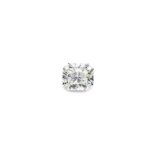 A CERTIFIED UNMOUNTED BARION-CUT DIAMOND, 2.011 CARATS