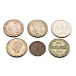 A MISCELLANEOUS GROUP OF SIX COINS