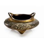 A CHINESE GILT BRONZE CENSER, QING DYNASTY, 19TH CENTURY