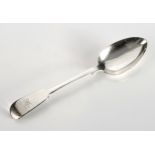 A WILLIAM IV SILVER FIDDLE-PATTERN TABLE SPOON, LONDON, 1837