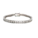 A DIAMOND TENNIS BRACELET