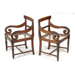 A SET OF EIGHT CAPE STINKWOOD DINING ROOM CHAIRS, 19TH CENTURY