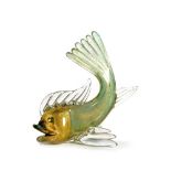 A MURANO AVERNTURINE GLASS FISH