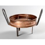 A CAPE COPPER TART PAN AND COVER, THOMAS HINDLE & BENJAMIN THEOPHILUS LAWTON, 19TH CENTURY