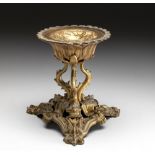 A FRENCH GILT METAL CENTREPIECE, LATE 19TH/EARLY 20TH CENTURY