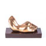 Naomi Press (Polish/South African 1927 - ): RECLINING FIGURE signed and numbered 2/7; The Everard
