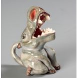 A SMALL ARDMORE JUG IN THE FORM OF A HIPPOPOTAMUS, 2010 13,9cm high