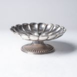 LATE VICTORIAN SILVER PEDESTAL DESSERT DISH John Aldwinkle & Thomas Slater, London 1894, the