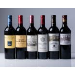 1 CASE OF MIXED BORDEAUX WINES '600 POINTS' Mixed case of 6 bottles of Bordeaux, all rated 100