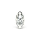 A MARQUISE-CUT DIAMOND 0,72 CARATS IJ colour, SI clarity