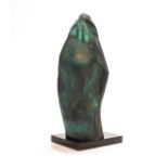 Edoardo Villa (Italian/South African 1915 - 2011): OWL 1 bronze with green patina signed, dated 1996