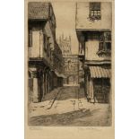 Reginald Green (British 1884 - 1971): MERCERYLANE, CANTERBURY signed and inscribed with the title