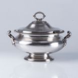 ELECTROPLATE SOUP TUREEN AND COVER James Dixon & Son, early 20th century, the oval body with