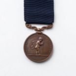 A ROYAL HUMANE SOCIETY MEDAL Bronze Accompanied by original box and part papers