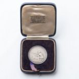 A MARKSMAN'S MEDAL LONDON 1944 Searle & Co. LTD  Accompanied by a blue leatherette box